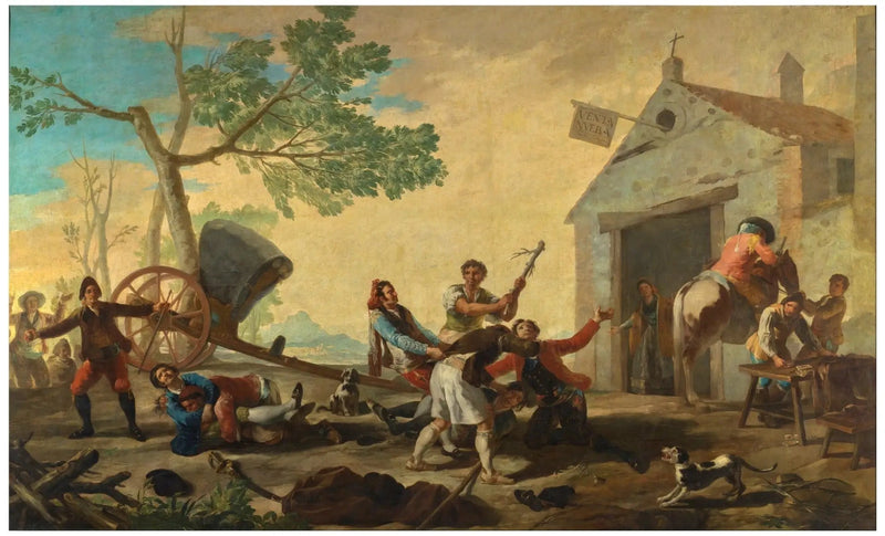 Riita Uudesta Myynnistä - Francisco de Goya