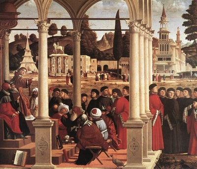 La dispute de saint Etienne - Vittore Carpaccio - Alpha Reproduction