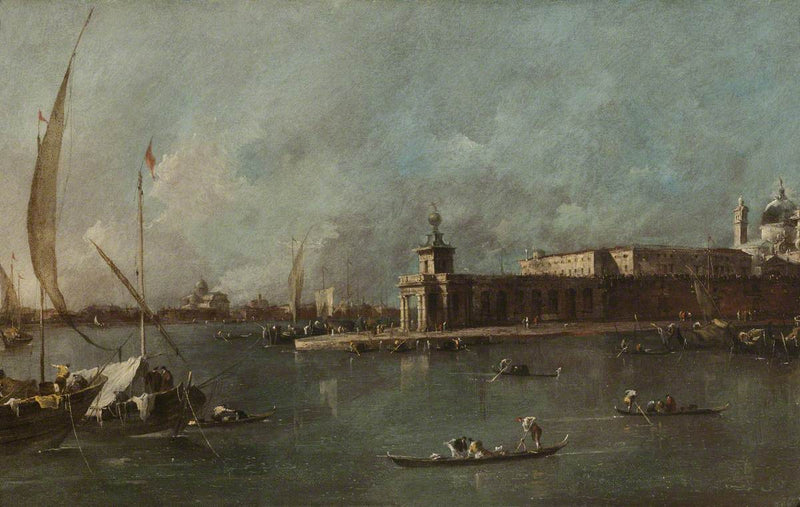 La Dogana, Venetsia - Francesco Guardi