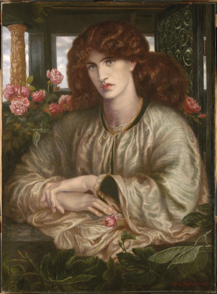 Naisen ikkuna - Dante Gabriel Rossetti