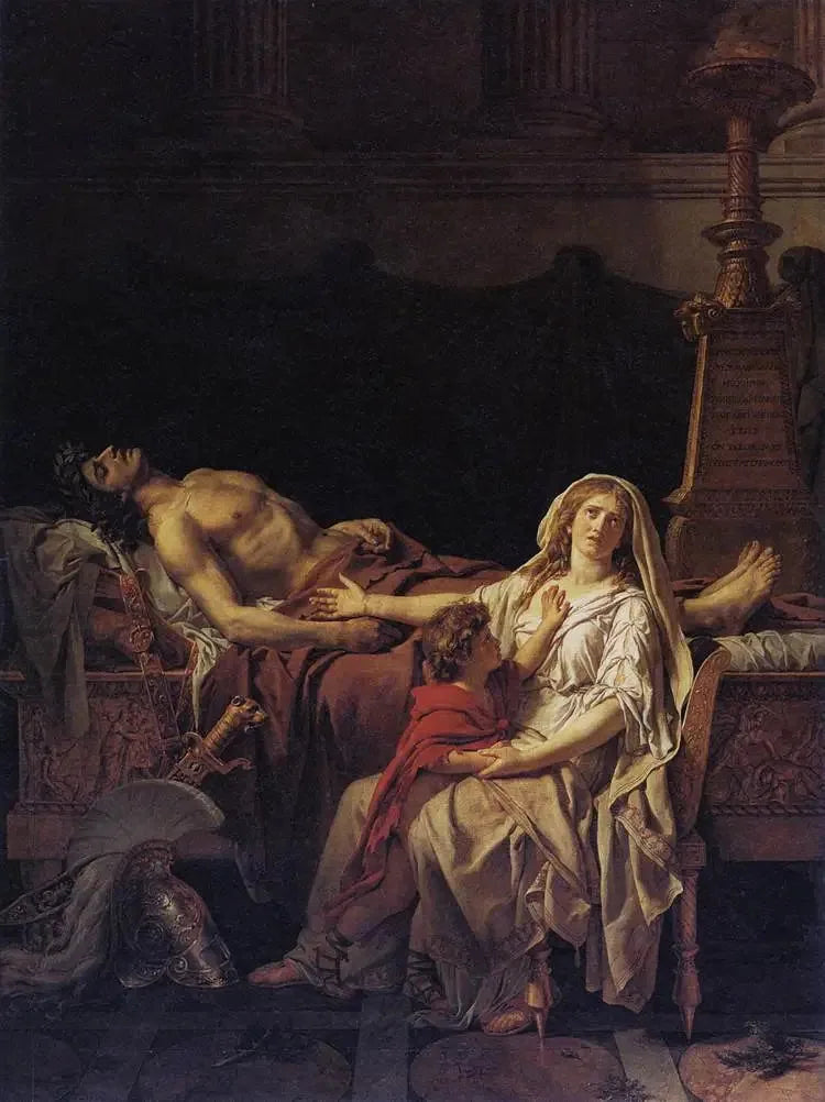 Andromachen Kipu - Jacques-Louis David