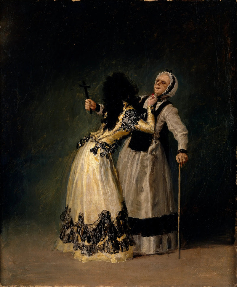 Alba herttuatar ja bigote - Francisco de Goya
