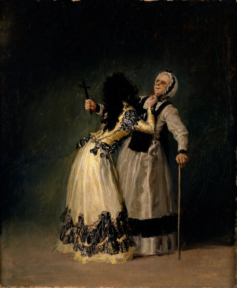 Alba herttuatar ja bigote - Francisco de Goya