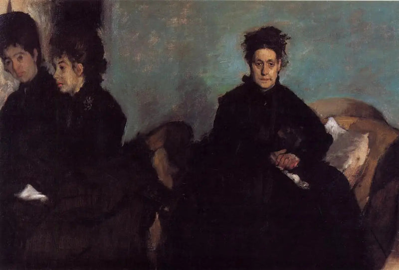 Montejasin herttuatar tyttärineen, Elena ja Camilla - Edgar Degas