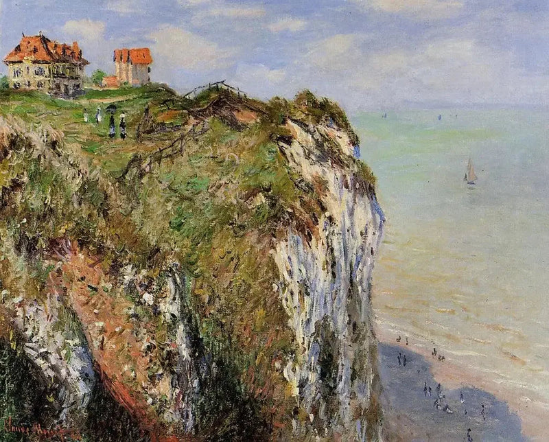 Dieppen kallio - Claude Monet