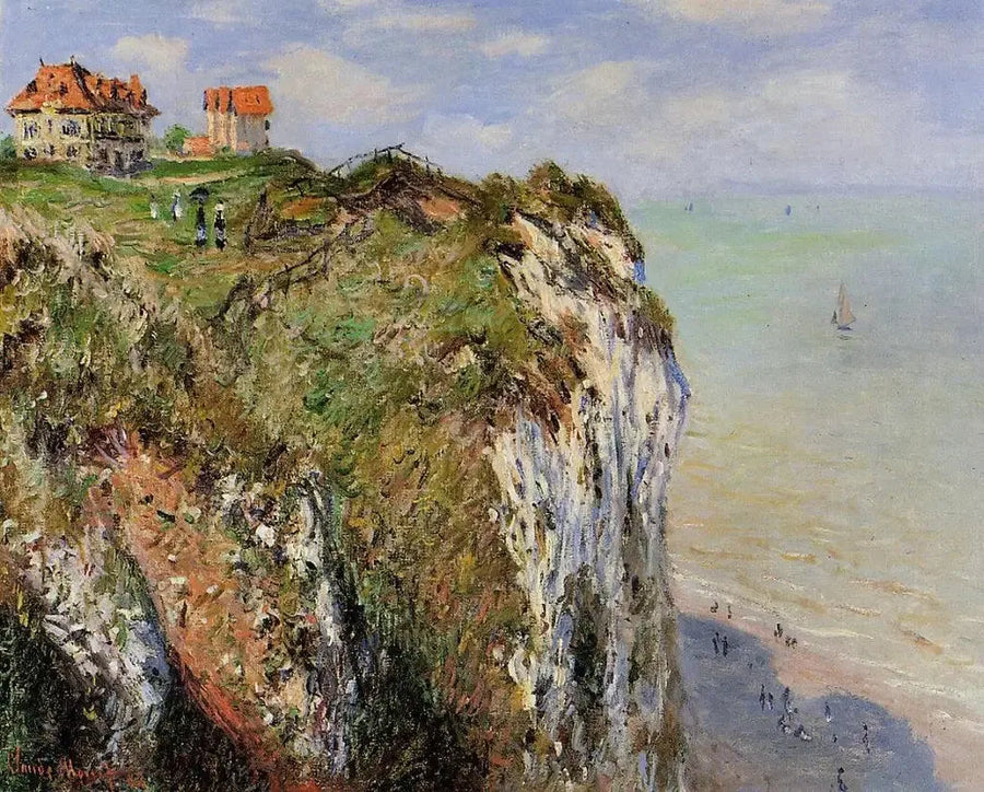 Dieppen kallio - Claude Monet