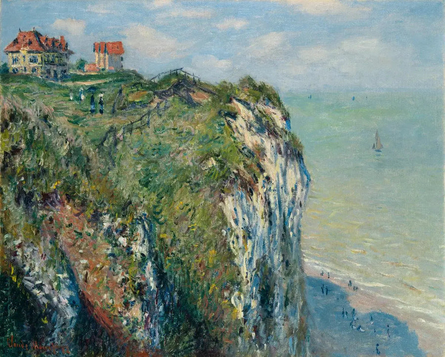 Dieppen kallio - Claude Monet