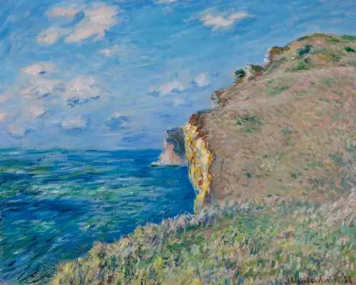 Jyrkänne Fécampissa - Claude Monet