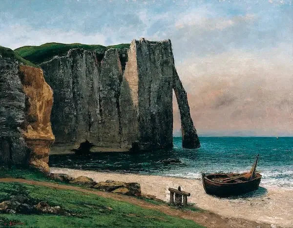 Étretatin kallio - Gustave Courbet