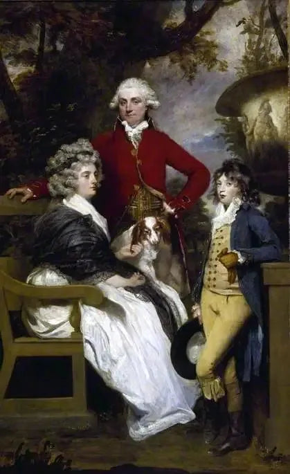 Braddyllin perhe - Joshua Reynolds