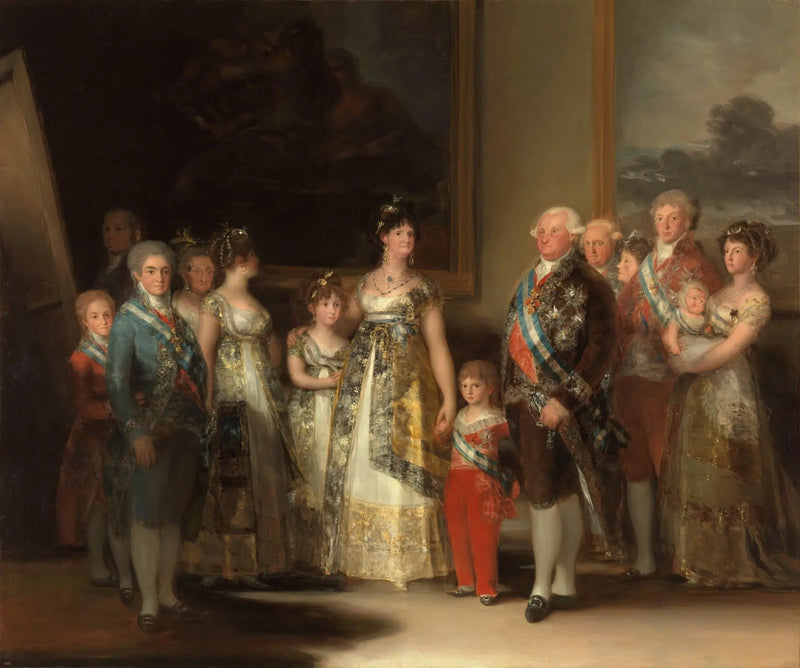 Charles IV:n perhe - Francisco de Goya