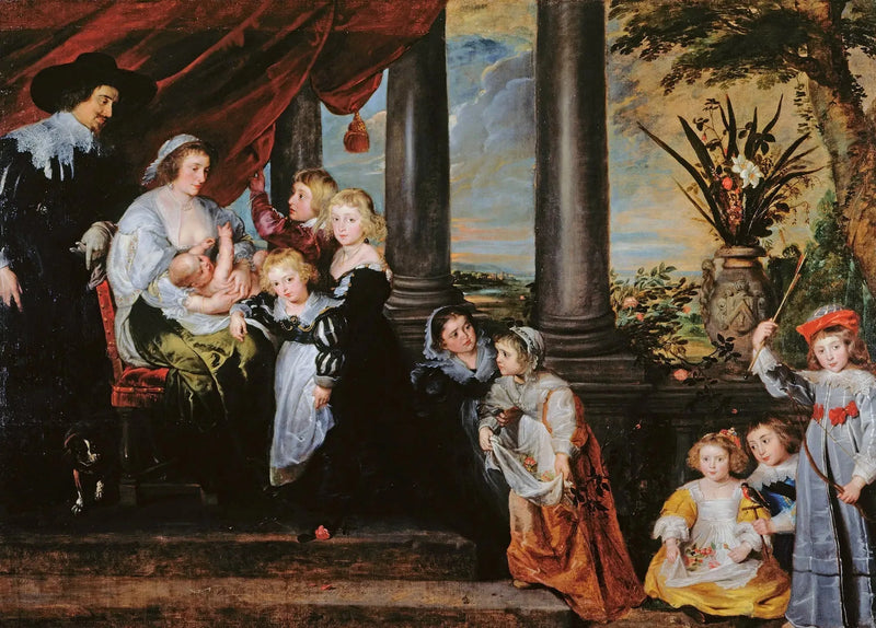 Sir Balthasaar Gerbierin perhe - Peter Paul Rubens