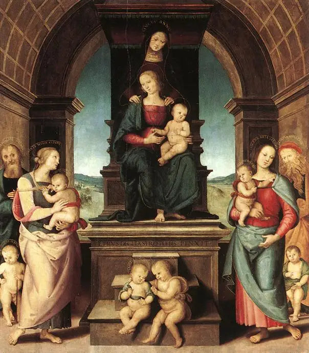Neitsyt Marian perhe - Pietro Perugino
