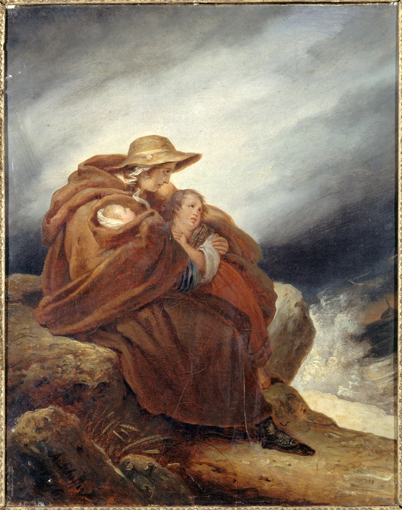 Merimiehen perhe - Ary Scheffer