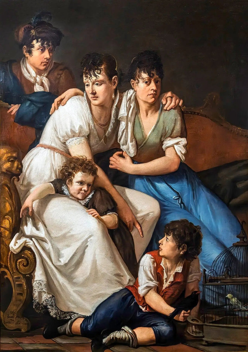 Taiteilijan perhe - Francesco Hayez