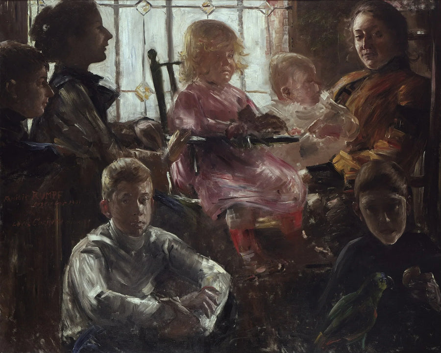Maalari Fritz Rumpfin perhe - Lovis Corinth