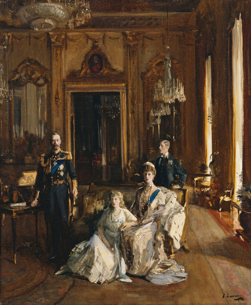 Kuningas Yrjö V:n perhe - John Lavery