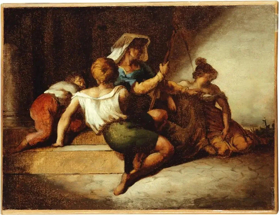 Italialainen perhe - Théodore Géricault