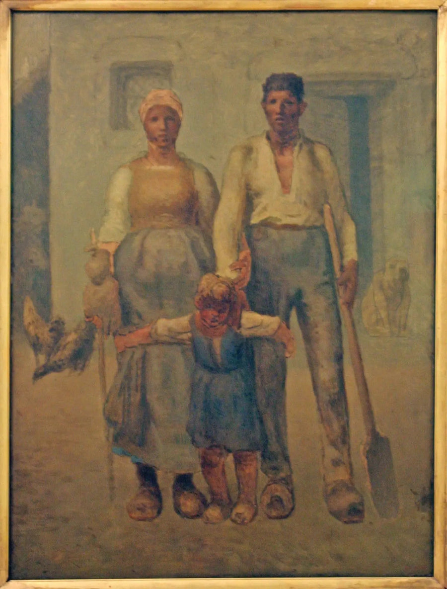 Maatalaisperhe - Jean-François Millet