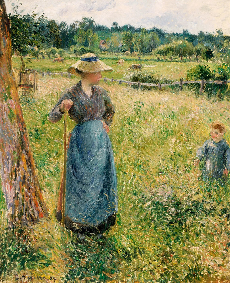 Niittäjä - Camille Pissarro