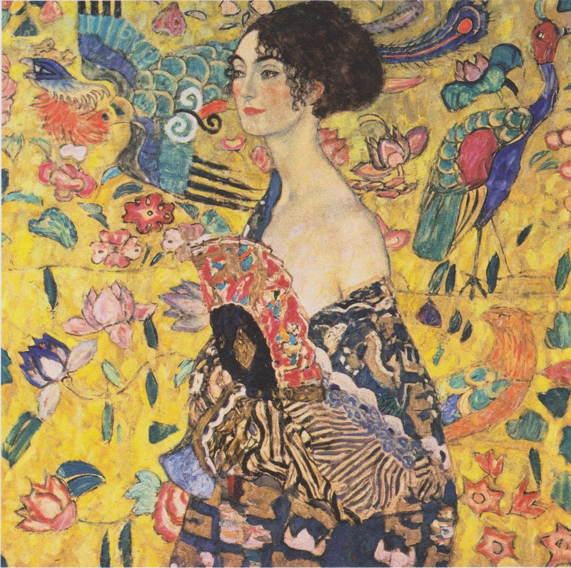 Tuuli ja fani - Gustav Klimt
