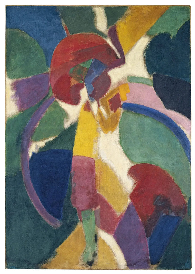 Nainen sateenvarjon kanssa - Robert Delaunay