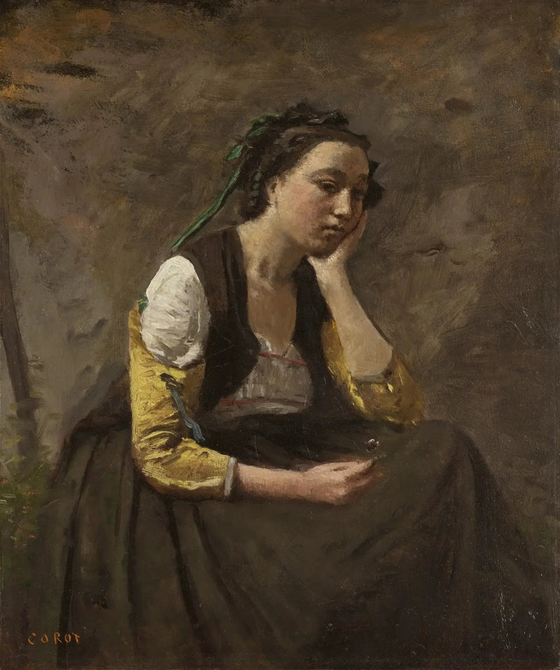 Nainen ajattelussa - Jean-Baptiste Camille Corot