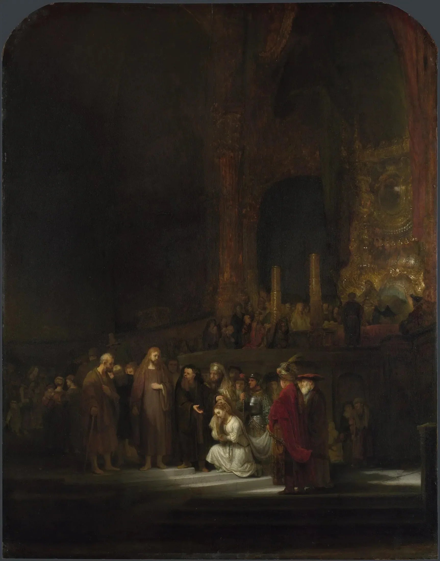 La Femme adultère - Rembrandt image 1 tableau peint à l’huile sur toile