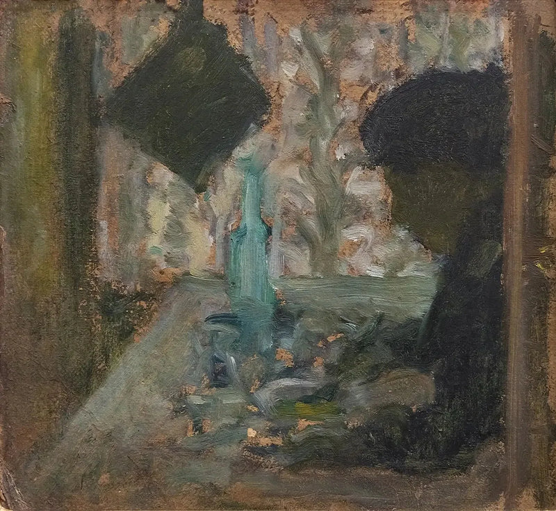Nainen ravintolassa - Pierre Bonnard
