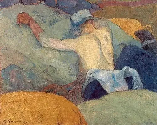 Sika naiselle, täydessä kuumassa - Paul Gauguin