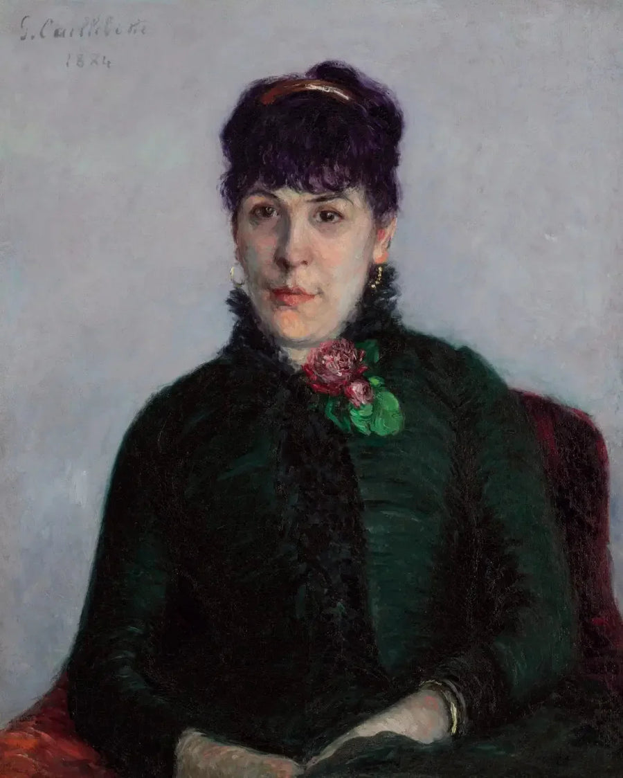 Ruusuinen nainen - Gustave Caillebotte