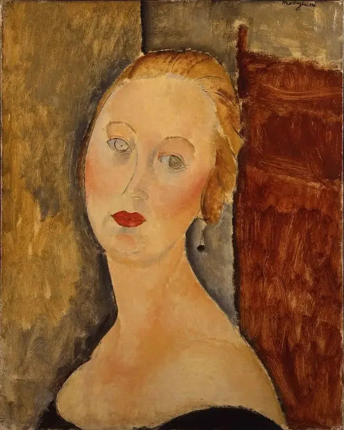 Vaalea nainen - Amedeo Modigliani