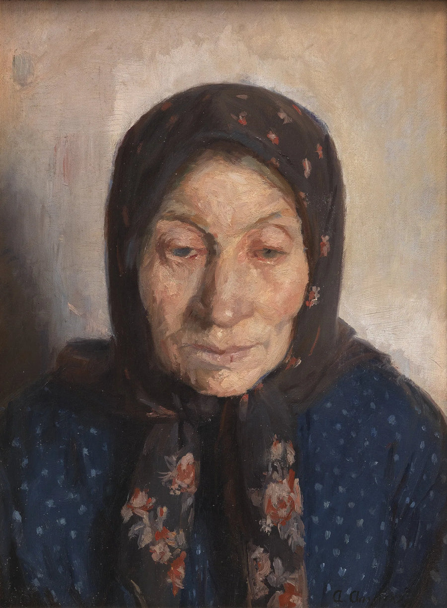Vanhan kalastajan vaimo - Anna Ancher
