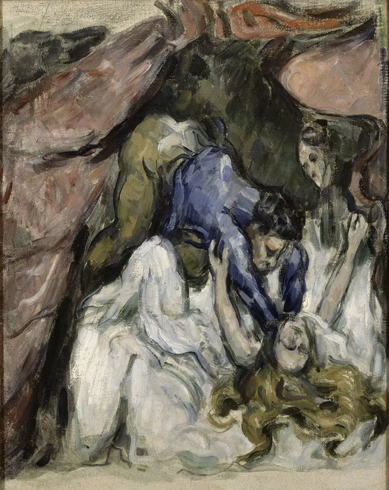 Kuristettu nainen - Paul Cézanne