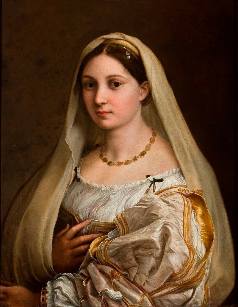 Peitetty nainen - Raphael Sanzio