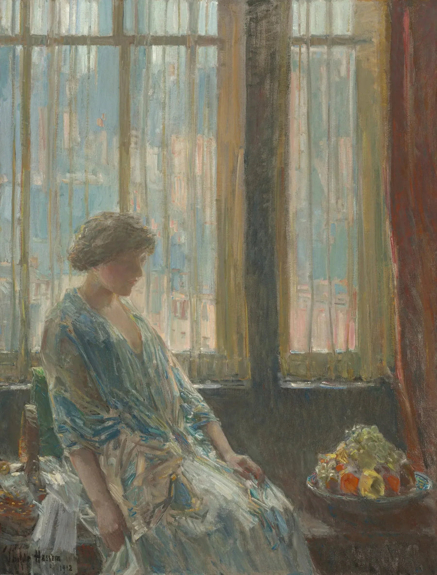 New Yorkin ikkuna - Childe Hassam
