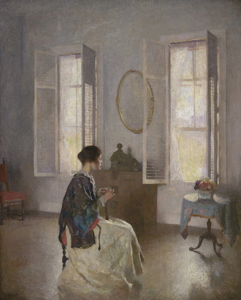 Avoin ikkuna - Frank Weston Benson