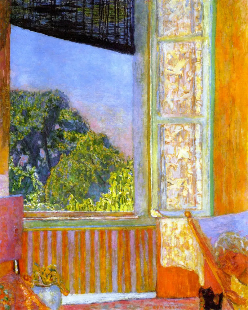 Auki oleva ikkuna - Pierre Bonnard