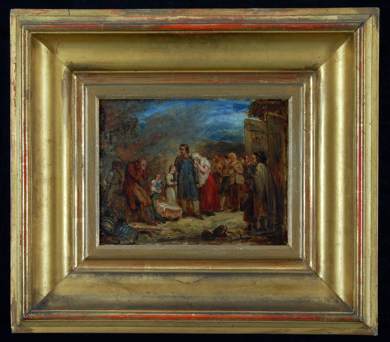 Poltettu maatila - Ary Scheffer