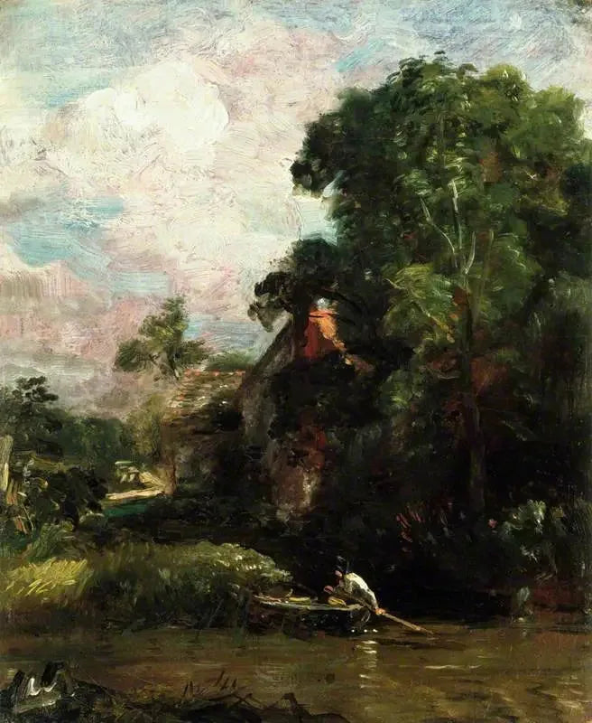 La Ferme de la Vallée ( luonnos) - John Constable