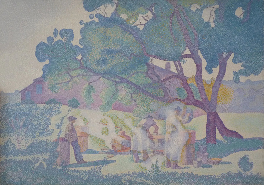 La Ferme, aamu - Henri-Edmond Cross