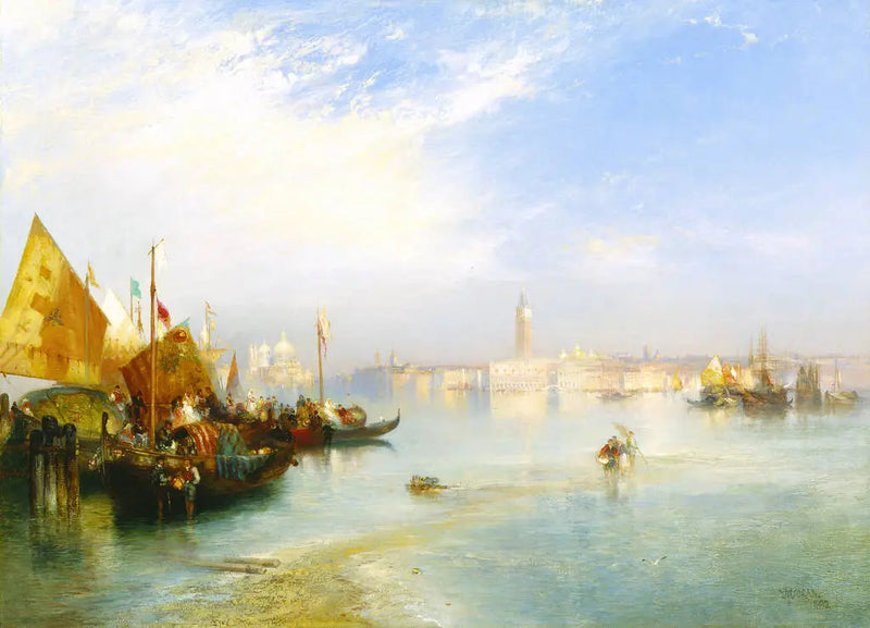 Merenkulkijan hääjuhla - Thomas Moran