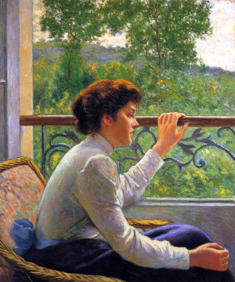 Ikkunassa oleva tyttö - Federico Zandomeneghi