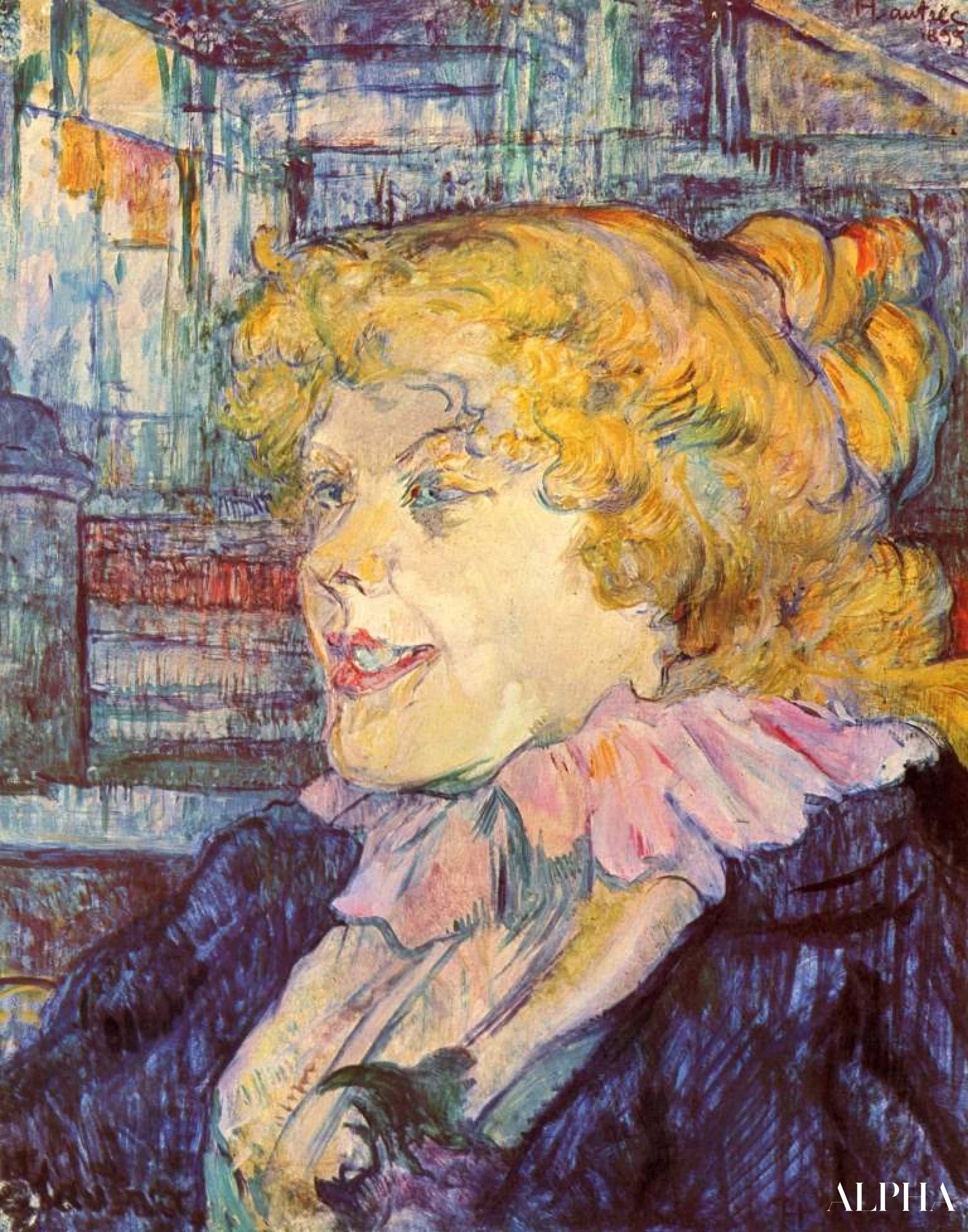 Englantilainen tyttö Havren tähdestä - Toulouse Lautrec - Korkealaatuiset taulujen ja maalauksien reproduktiot