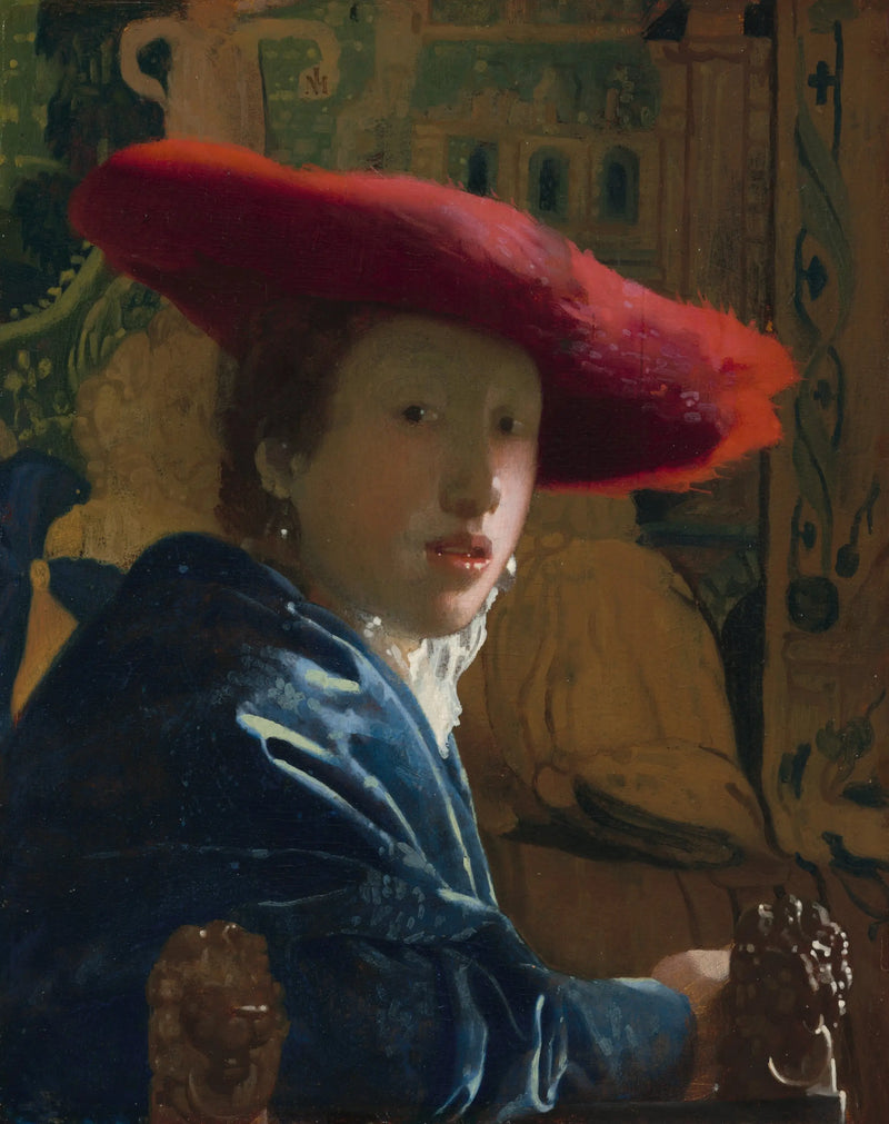 Punahatullinen tyttö - Johannes Vermeer