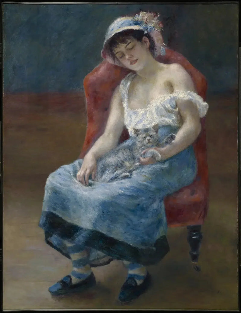 Kissa tyttö - Pierre-Auguste Renoir