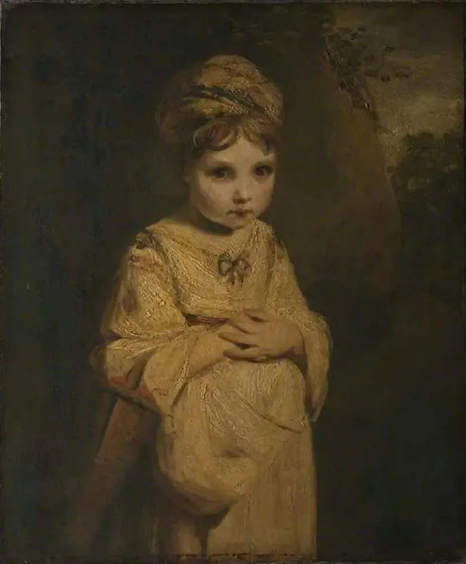 Tytär mansikoiden kanssa - Joshua Reynolds