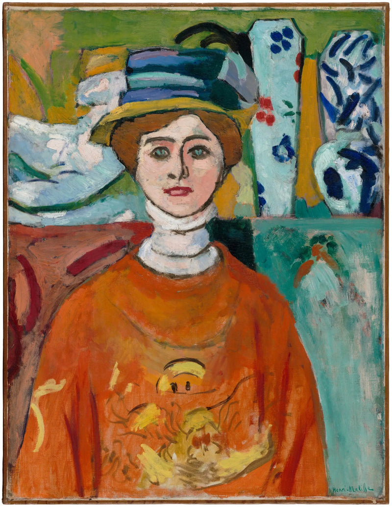 Vihreäsilmäinen tyttö - Henri Matisse