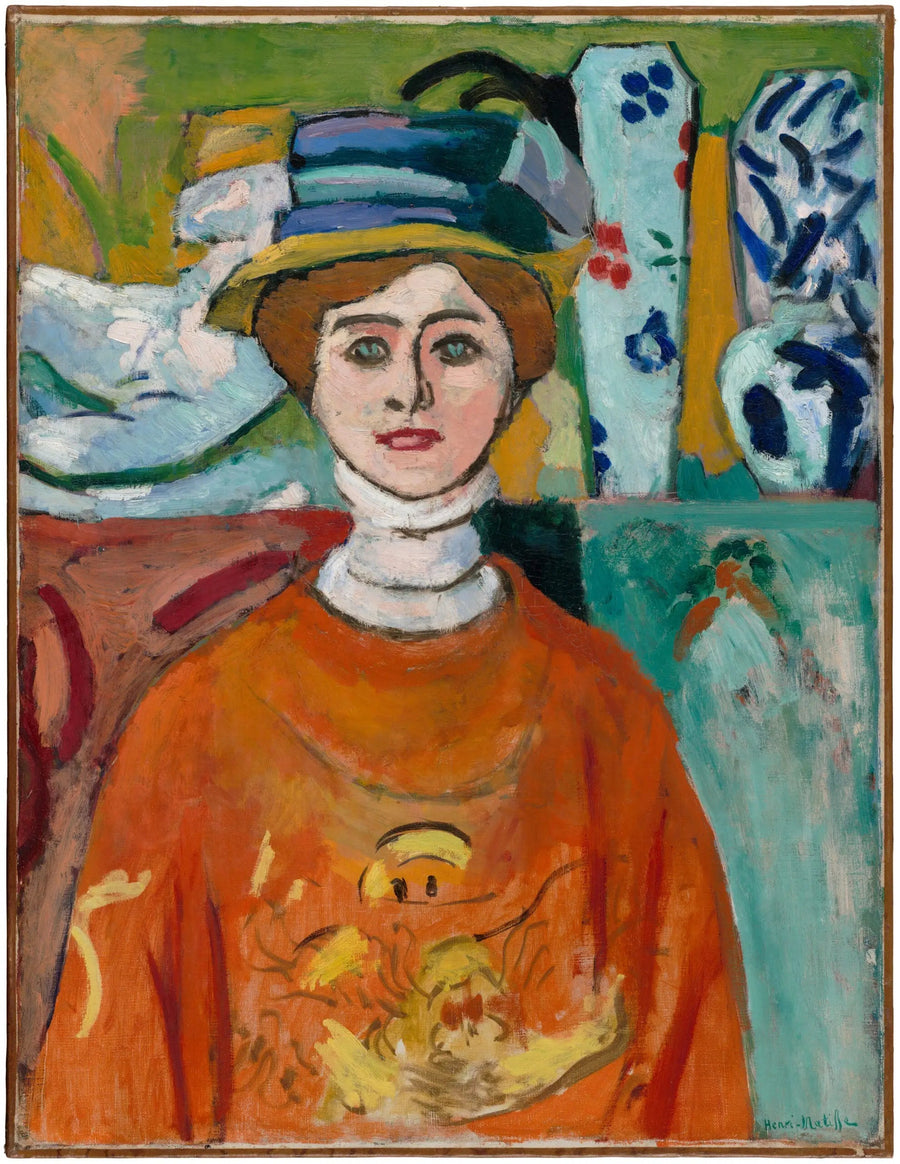 Vihreäsilmäinen tyttö - Henri Matisse