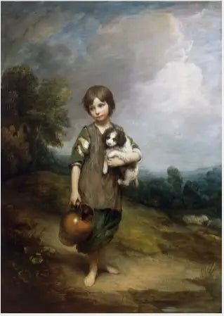 Huvilan tyttö - Thomas Gainsborough